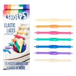 Lacci da Scarpe Elastici in Silicone Mix 2.0 - Mai più Scarpe Slacciate