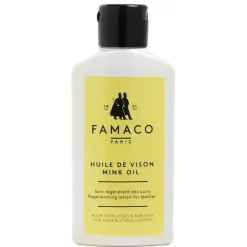 Olio di Visone per la Cura delle Scarpe in Pelle Grassa - Famaco Paris Huile de vison
