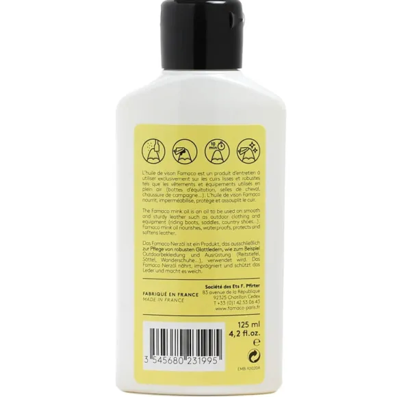 Olio di Visone per la Cura delle Scarpe in Pelle Grassa - Famaco Paris Huile de vison