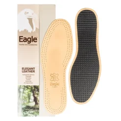 Soletta da Scarpe in Pelle Pregiata e Lattice al Carbone - Sottopiede Uomo Donna